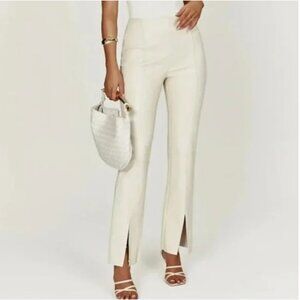 Meshki Vanessa Faux Leather Split Pant